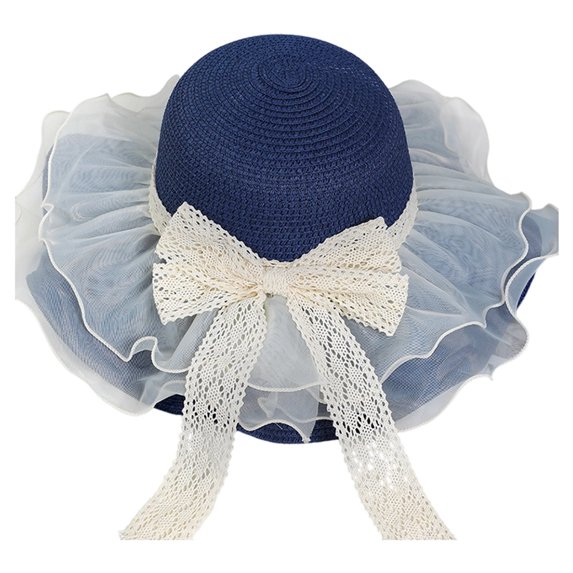 AWZXDE Wide Brim Straw Sun Hat For Women Men Versatile Comfortable Accessory Beach Hiking Daily Wear