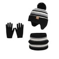 thumbnail image 1 of AWZXDE Winter Hats For Kids Comfortable Lined Hat With Ear Thermal Knitted Cap For Cold Weather Outdoor Activities And Daily Warmth Black, 1 of 2