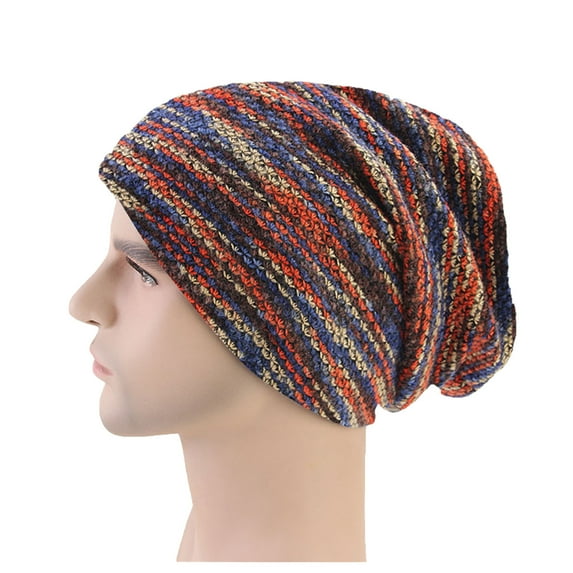 AWZXDE Winter Hats For Men And Women Double Layer Velvet Pile Long Slouchy Beanie With Ear Cover Plus Warm Baseball Caps C