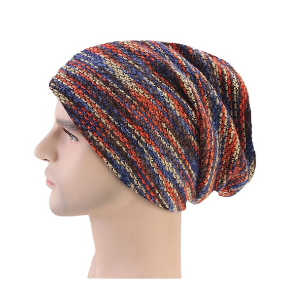 AWZXDE Winter Hats For Men And Women Double Layer Velvet Pile Long Slouchy Beanie With Ear Cover Plus Warm Baseball Caps C