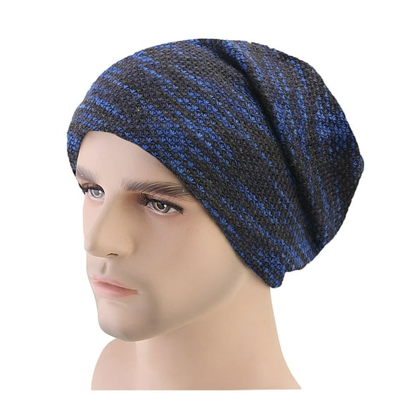 AWZXDE Winter Hats For Men And Women Double Layer Velvet Pile Long Slouchy Beanie With Ear Cover Plus Warm Baseball Caps D