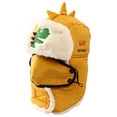 thumbnail image 1 of AWZXDE Winter Kids Trapper Hat With Attached Scarf Boys Winter Hat Girls Winter Hat Windproof Ear Cover For Skating Outdoor Yellow, 1 of 3