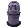 thumbnail image 1 of AWZXDE Winter Outdoor Winter Hats For Men And Women Comfortable Lined Knitted Scarf Integrated Pullover One Piece Head Cover Light Purple, 1 of 2