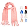 thumbnail image 1 of AWZXDE Winter Scarf Fashionable Outdoor Warm Neckerchief Knit Unisex Accessory for Cold Weather Pink, 1 of 4