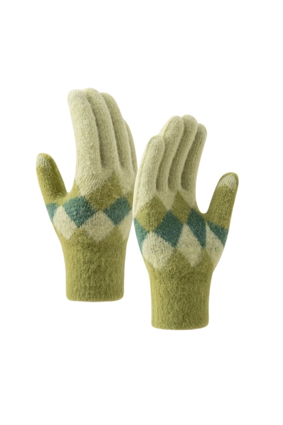 Winter Ski Inner Glove Lined for Men and Women Outdoor Cycling Plus Windproof Cold Warm Flip Finger Screen