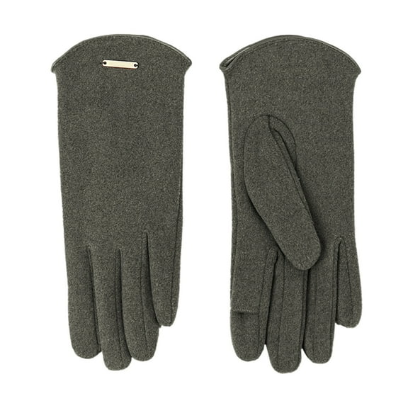 AWZXDE Winter Thermal Touchscreen Lined Windproof Riding Mittens for Cold Weather Cycling Comfort Soft Warm Gloves Army Green,One Size