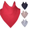 thumbnail image 1 of AWZXDE Women Autumn Winter Warm Triangle Neck Scarf Set For Girls Daily Wear Fashion Accessory Shawl Wrap Red, 1 of 3