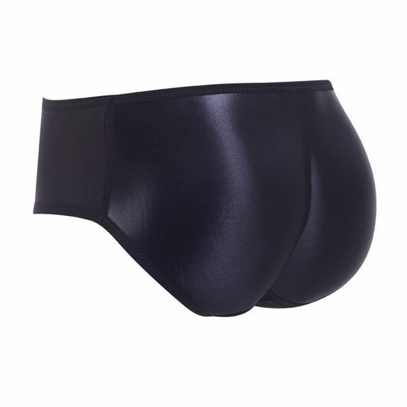 AWZXDE Women Padded Lifting Shapewear Low Rise Control Briefs Rear Enhancer Comfortable Solid Color Underwear Womens Underwear Black