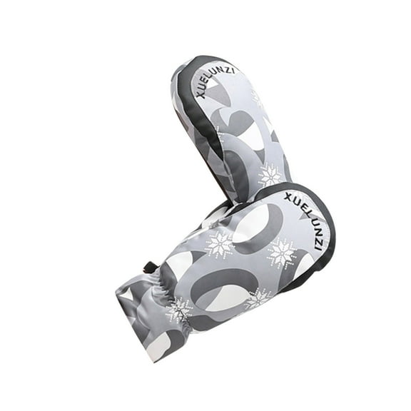 AWZXDE Women Winter Finger Wrap Warm Cold Proof Outdoor Cycling Ski Gloves Mittens for and Comfort Grey,One Size