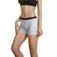 thumbnail image 1 of AWZXDE Women's 4-Layer Leakproof Pad-Free Menstrual Boy Shorts Absorbent Sports Underwear For All Day Women's Underwear Grey,XXL, 1 of 4