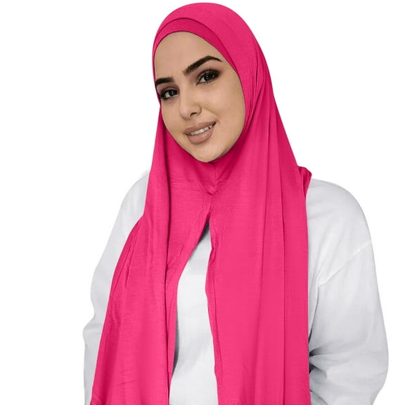 AWZXDE Women's Breathable Head Cover Scarf Soft Stretchable Head Wrap, Solid Color Quick Wear Wrap for Women, Comfortable Headscarf for Daily Use K