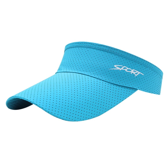 AWZXDE Women's Casual Letter Print Visor Sun Hat, Solid Color Sports Cap for Outdoor Activities BU1,One Size