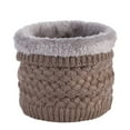 thumbnail image 1 of AWZXDE Women's Gentle Wind Solid Color Knitted Thickened Warm Casual Versatile Loose Fashion Scarf Khaki,One Size, 1 of 3