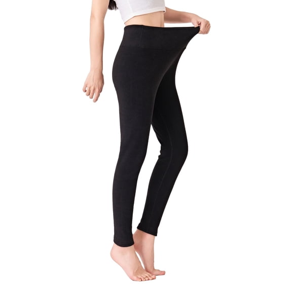 AWZXDE Women's High Waist Stretchy Yoga Leggings Solid Color Comfortable for Casual Wear and Exercise with High Elasticity Everyday Use Black,XL