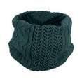 thumbnail image 1 of AWZXDE Women's Lace Casual Solid Color Comfortable Loose Striped Knitted Design Warm Fashion Ordinary Scarf Army Green,One Size, 1 of 4