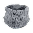 thumbnail image 1 of AWZXDE Women's Lace Casual Solid Color Comfortable Loose Striped Knitted Design Warm Fashion Ordinary Scarf Grey,One Size, 1 of 4