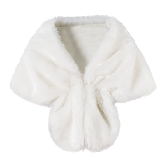 AWZXDE Women's Oversized Solid Color Shawl Wrap Scarf,Cozy Winter Accessory White,One Size