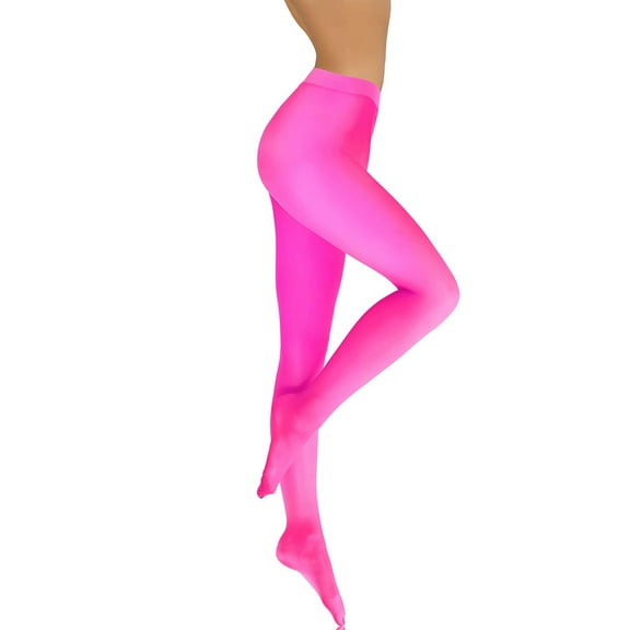 AWZXDE Women's Reinforced Pantyhose, Sheer Tights for Plus Size Women Hot Pink,XXL