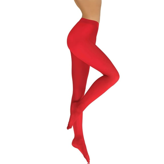 AWZXDE Women's Reinforced Pantyhose, Sheer Tights for Plus Size Womens Tights Red,XXL