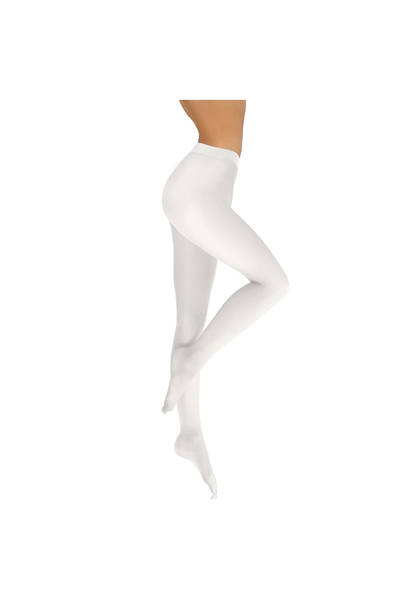 Women's Reinforced Pantyhose, Sheer Tights Women Stockings for Plus Size Women White,XXL