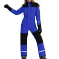 thumbnail image 1 of AWZXDE Women's Ski Snowsuit Comfortable Windproof Insulated Jacket and Pants Set Winter Warm Snowboarding Coat with Collar Neck Blue,S, 1 of 5
