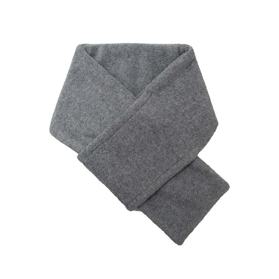 AWZXDE Women's Solid Color Warm Comfortable Versatile Ordinary Fashion Short Casual Scarf Grey,One Size