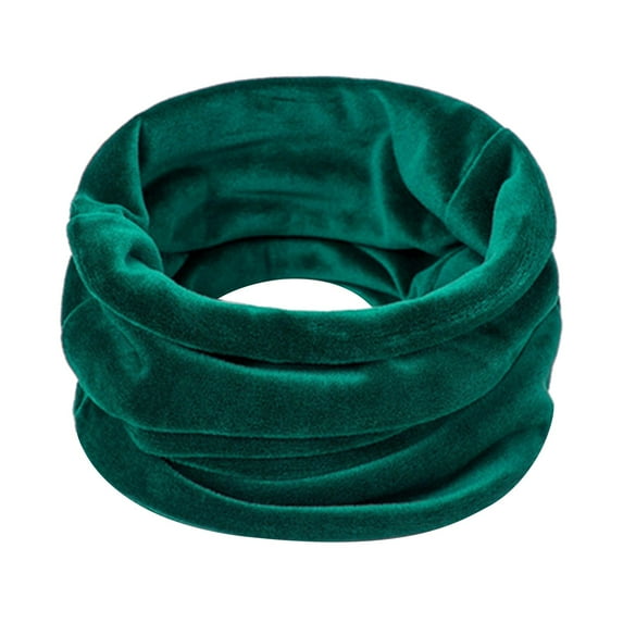 AWZXDE Women's Solid Color Winter Windproof Neck Warmer for Outdoor Cycling - Thermal Lined Hooded Scarf to Spine B,One Size