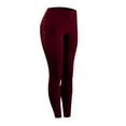 thumbnail image 1 of AWZXDE Women's Solid Color Yoga Pants with Pockets,Lifting, Thin Line Edging, Casual Sports Leggings for Running Fitness D,M, 1 of 5