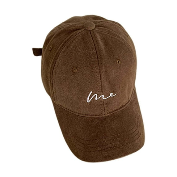 AWZXDE Women's Wide & Deep Baseball Cap Multiple Color Long Brim Big Size Adjustable Coffee