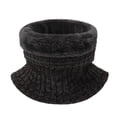 thumbnail image 1 of AWZXDE Women's Winter Ribbed Knit Lined Solid Color Neck Warmer - Thermal Turtleneck Scarf, Thick Warm Knit Cowl for Cold Weather Black,One Size, 1 of 7