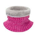 thumbnail image 1 of AWZXDE Women's Winter Ribbed Knit Lined Solid Color Neck Warmer - Thermal Turtleneck Scarf, Thick Warm Knit Cowl for Cold Weather Hot Pink,One Size, 1 of 7