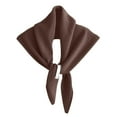 thumbnail image 1 of AWZXDE Women's Winter Wool Triangle Scarf Striped Shawl Headscarf Knitted Functional Solid Color Versatile Small Scarf Neckerc Coffee,One Size, 1 of 3