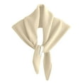 thumbnail image 1 of AWZXDE Women's Winter Wool Triangle Scarf Striped Shawl Headscarf Knitted Functional Solid Color Versatile Small Scarf Neckerc White,One Size, 1 of 3
