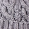 thumbnail image 1 of AWZXDE Womens Casual Ordinary Versatile Basic Fuzzy Knit Outdoor Street Style Knitted Hat for Travel Grey,One Size, 1 of 4