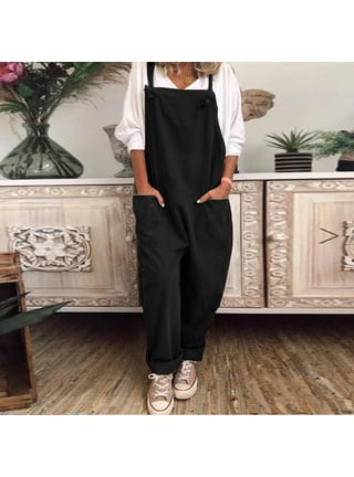 Women's striped hanging bandwidth loose jumpsuit Women's striped hanging bandwidth loose jumpsuit