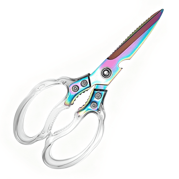 Prichor Heavy Duty Kitchen Scissors, Stainless Steel Kitchen Shears, Multifunctional Cooking Scissors for Meat Poultry Herbs, Dishwasher Safe