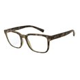 thumbnail image 1 of AX ARMANI EXCHANGE Mens Ax3071f Asian Fit Rectangular Sunglasses Matte Havana/Demo Lens 54 Millimeters, 1 of 5