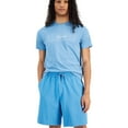 thumbnail image 1 of Armani Mens Solid Casual Bermuda Shorts, Blue, Medium, 1 of 1