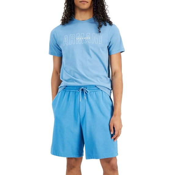 AX Armani Exchange Mens Drawstring Above Knee Flat Front