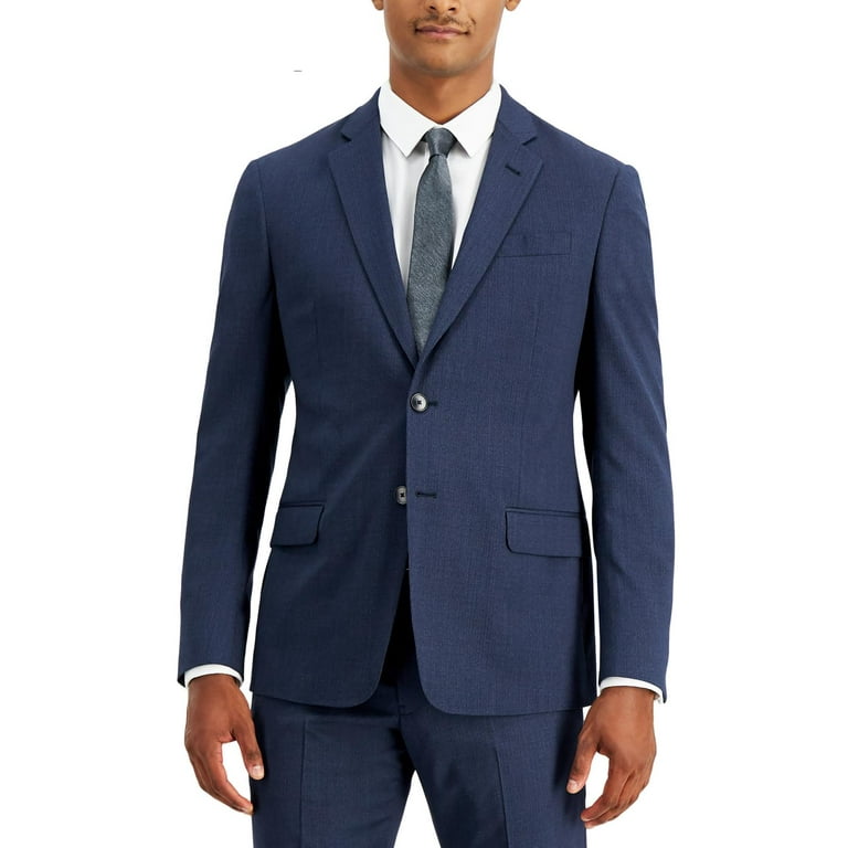AX Armani Exchange Mens Wool Slim Fit Two Button Blazer