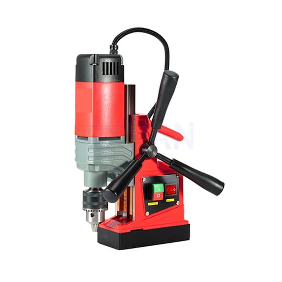 AX13/AX16 New Small Electric Magnetic Drill Floor Drill Powerful Magnetic Drill Portable Industrial Grade Drilling Machine ,Adjustable Work Table