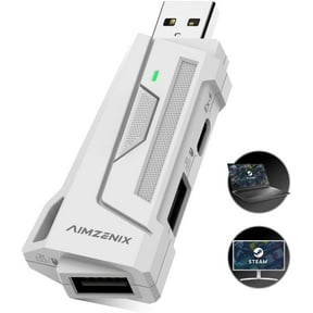 AX200 Keyboard and Mouse Adapter, Compatible with PC, Nintendo Switch, Nintendo Switch 2, Tunable Smart Assist via App, Aim Assist, MnK Converter for Playing FPS, TPS, RTS, COD, APEX