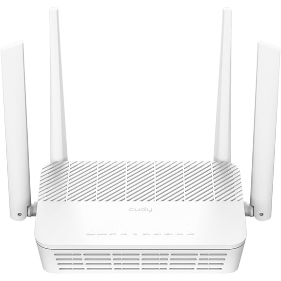 AX3000 Multi Gigabit Dual Band WiFi 6 Mesh Router, 2.5Gbps WAN RJ45 Port, 4 Gigabit RJ45 Ports, 4 5dBi Antennas, MU-MIMO, OpenVPN, Wireguard, Zerotier, Ipsec VPN, Cloud APP