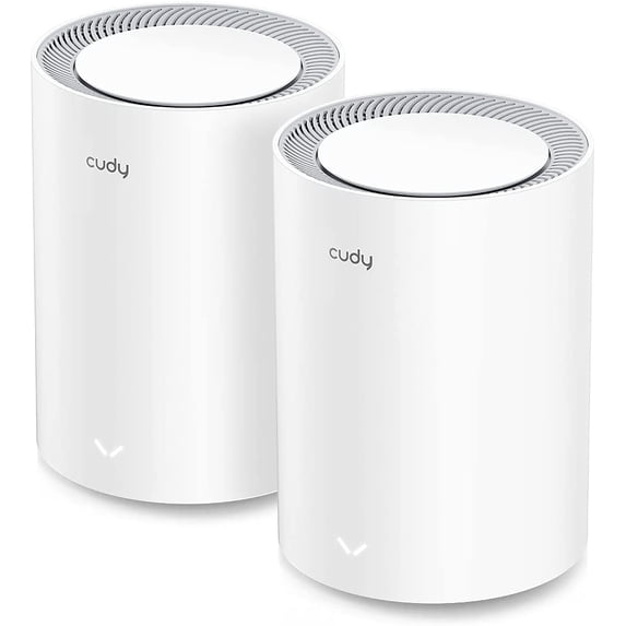 CUDY AX3000 Système Mesh Wi-Fi 6 3-Pack - Routeur 2.5G WAN Idéal Fibre 1Gig+ M3000