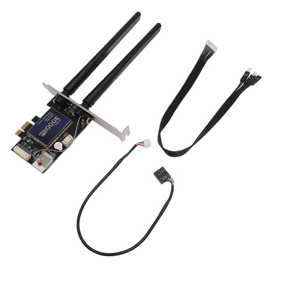 AX3000 WiFi 6 PCIe Network Card with Bluetooth 5.2, Intel AX200 Chip, Smart APP Control, MU-MIMO, Low Latency for Desktop PCs (Compatible with Windows 10/11)