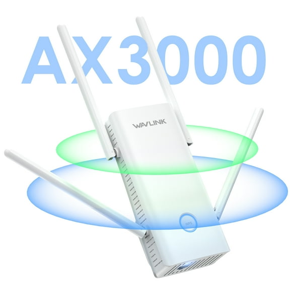 AX3000 WiFi 6 Range Extender Wireless Signal Booster, WiFi Repeater/Router/AP/Client mode| Wall Plug