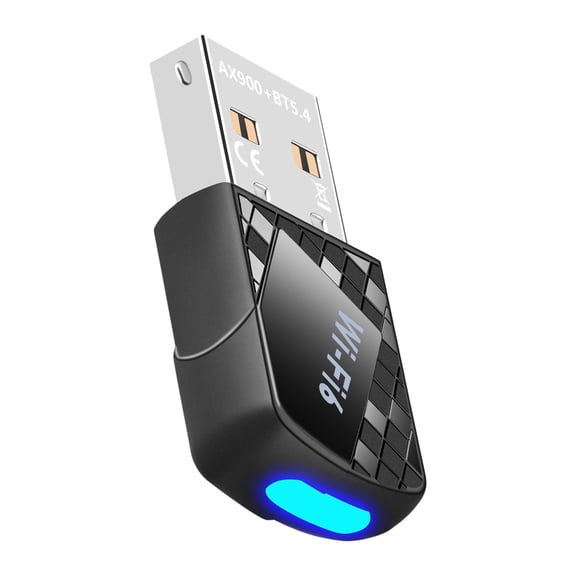 AX600 WiFi 6 USB Bluetooth-compatible Adapter Dongle Wireless Sound Receiver Transmitter 2.4Ghz&5GHz for Laptop