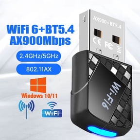 AX900 USB WiFi 6 Bluetooth 5.4 Adapter 2in1 Dongle Dual Band 2.4G&5GHz Network Wireless Receiver For Windows 10/11