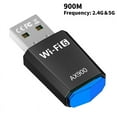 thumbnail image 1 of AX900 WiFi Adapter 2.4G & 5GHz Dual Band Wireless Network Card Mini WiFi USB Ethernet for PC Laptop Desktop Drive Free, 1 of 7