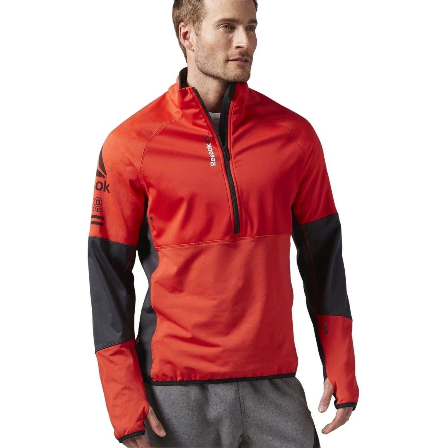 AX9422] Mens Reebok One Series Hexawarm 1/4 Zip Pullover - Walmart.com